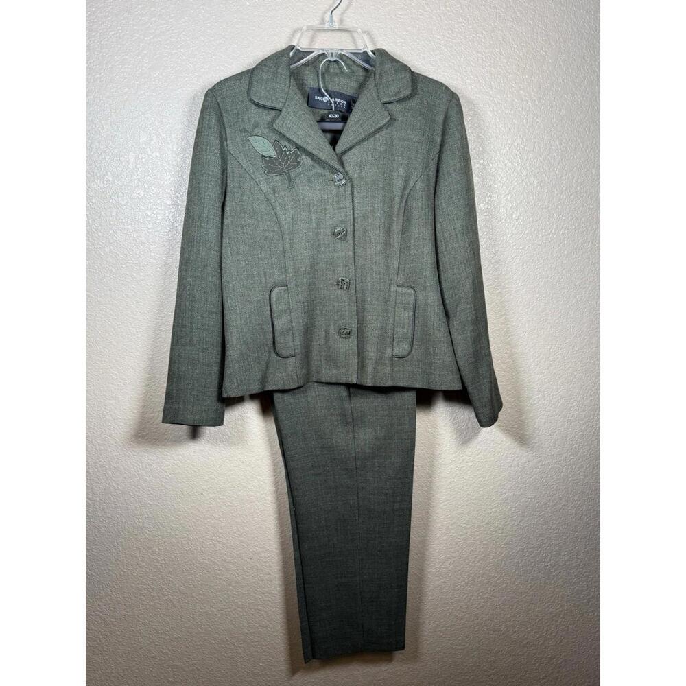 Sag Harbor Women Petite‎ Pants Suite Size 6P Career Professional